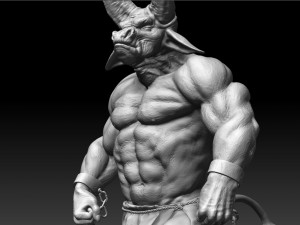 minotaur zbrush hd 3D Модель