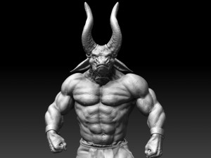 minotaur zbrush hd 3D Модель