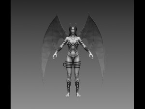 female fantasy creature 3Dモデル
