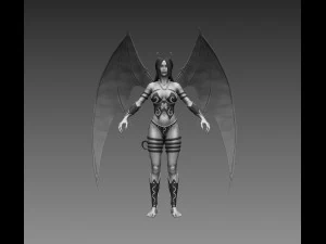 female fantasy creature 3D Model