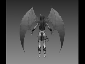 female fantasy creature 3Dモデル