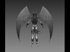 female fantasy creature 3D Model