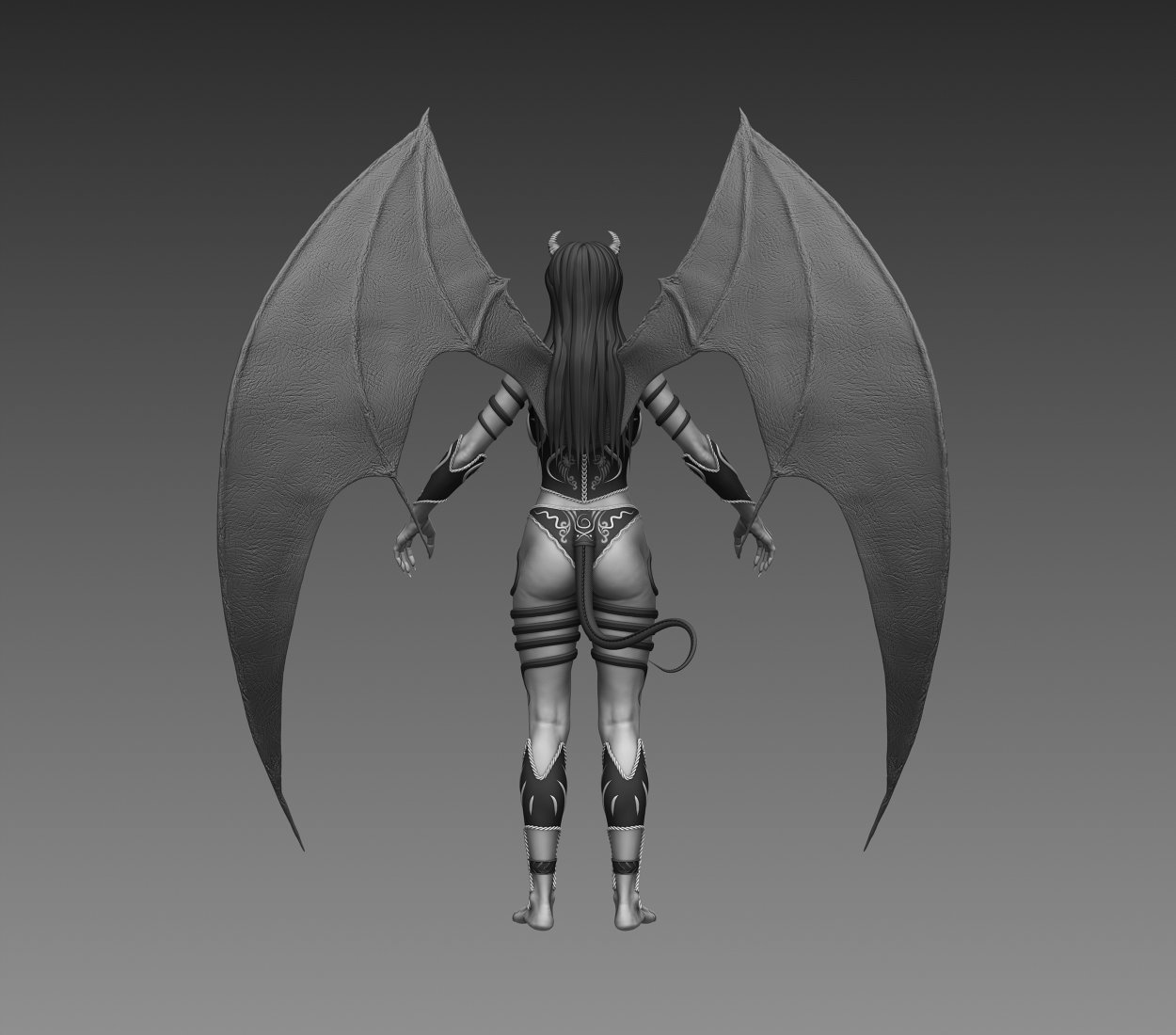 Девушки монстры 3д. 3d model creature