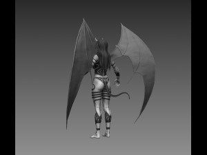 female fantasy creature 3Dモデル