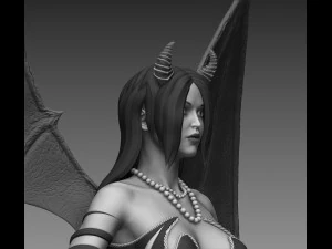 female fantasy creature 3D Model