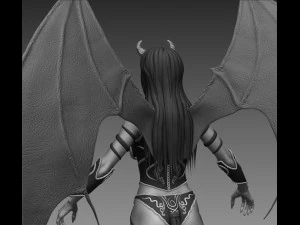female fantasy creature 3D Model