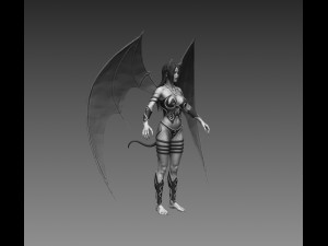 female fantasy creature 3Dモデル