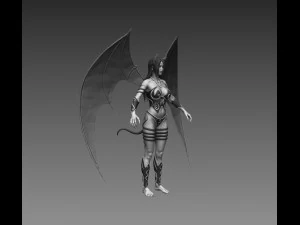 female fantasy creature 3D Model