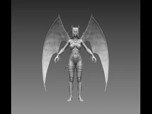 female fantasy creature 3D Model