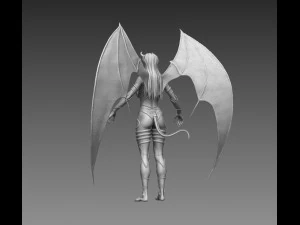 female fantasy creature 3D Model