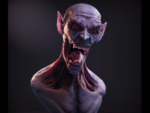 monster bust 3D Model