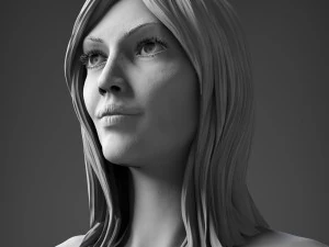 Kobieta Zbrusha Model 3D