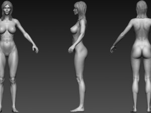 Zbrush woman 3D Model