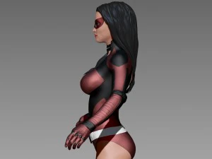 woman superhero 3D Model