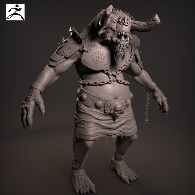 fantasy creature 3D 모델 .c4d .max .obj .3ds .fbx .stl .blend 