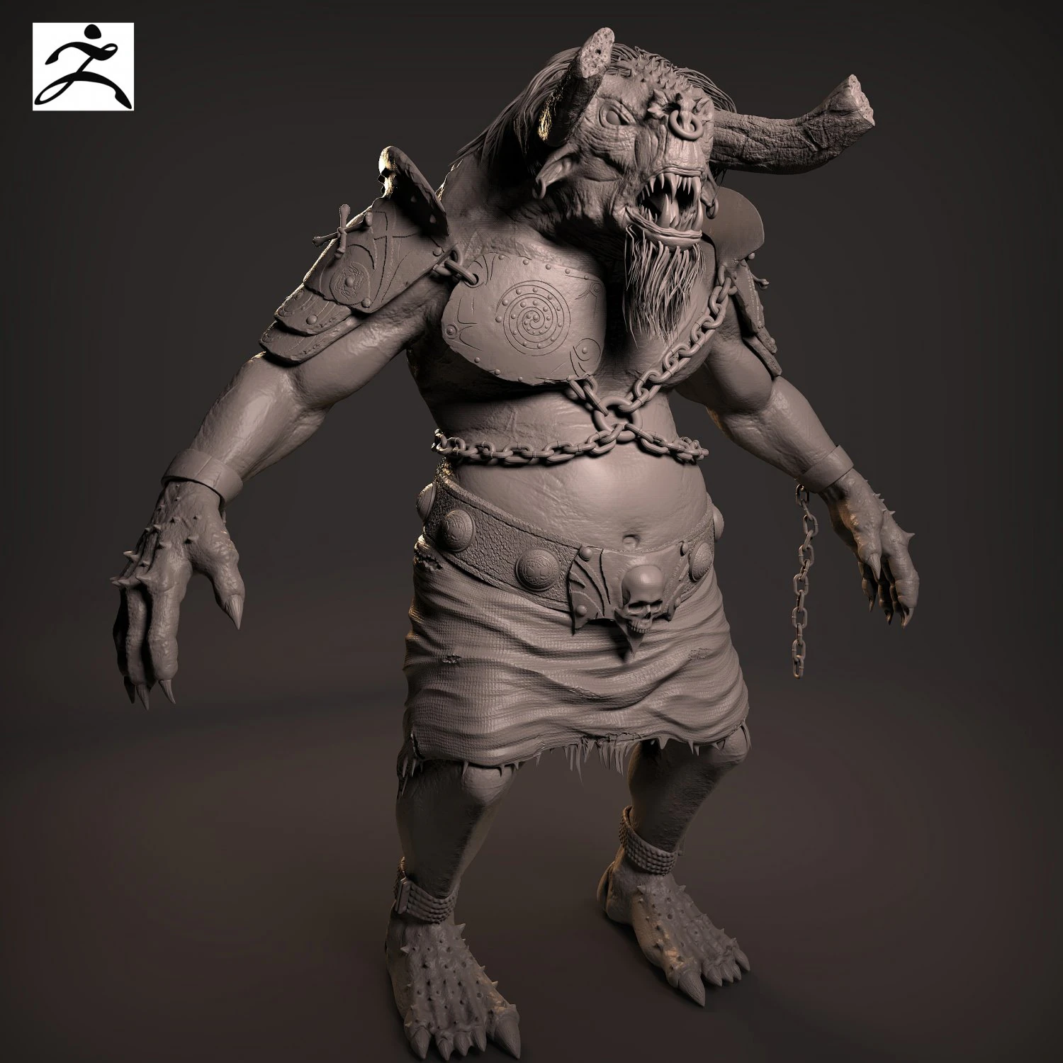 fantasy creature 3D Model .c4d .max .obj .3ds .fbx .stl .blend