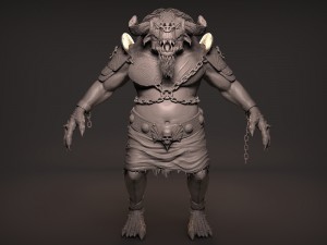 fantasy creature 3D 모델