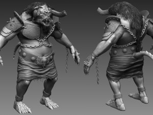 fantasy creature 3D 모델