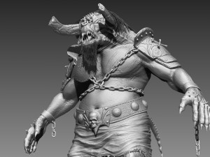 fantasy creature 3D 모델
