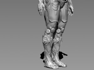 sci-fi female character 3D 模型