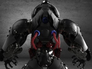 sci-fi robot 3D मॉडल