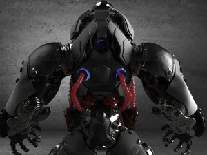 sci-fi robot 3D Model