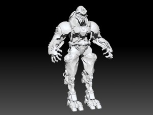 sci-fi robot 3D मॉडल