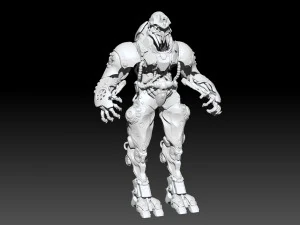 sci-fi robot 3D Model