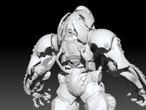 sci-fi robot 3D मॉडल