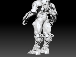 sci-fi robot 3D मॉडल