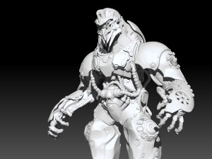 sci-fi robot 3D मॉडल
