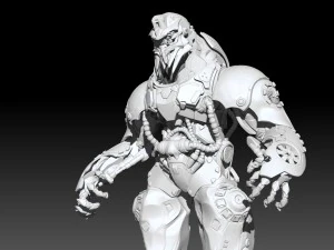 sci-fi robot 3D Model