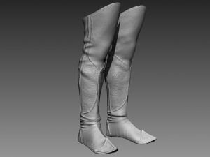 zbrush boots Modèle 3D