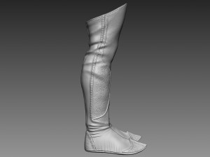 zbrush boots Modèle 3D