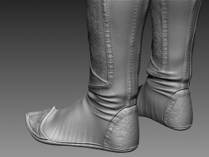 zbrush boots Modèle 3D