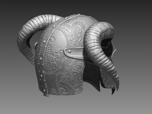 zbrush helmet Model 3D