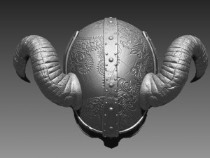 zbrush helmet Model 3D
