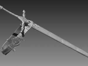 zbrush sword 3D 모델