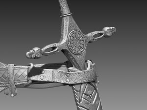 zbrush sword 3D 모델