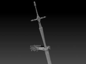 zbrush sword 3D 모델