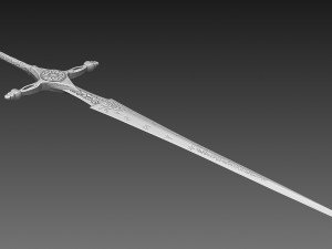 zbrush sword 3D 모델