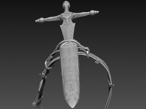 zbrush sword 3D 모델