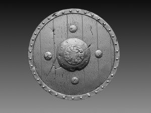 zbrush shield 3D Модель