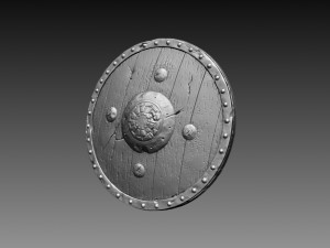 zbrush shield 3D Модель
