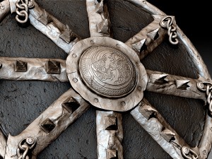barbarian shield Modèle 3D