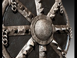 barbarian shield 3D Model