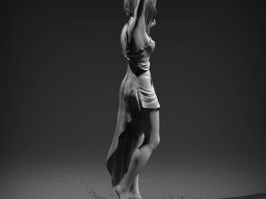 beautiful posed woman 3D Model