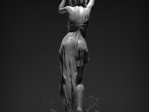 beautiful posed woman 3D Model