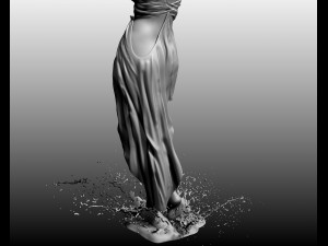 beautiful posed woman 3D Model