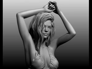 beautiful posed woman 3D Model